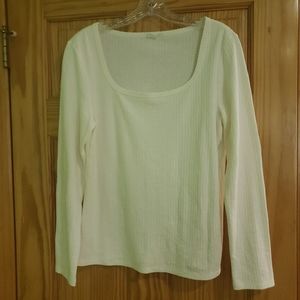 Gap square neck long sleeve tshirt